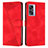 Leather Case Stands Flip Cover Holder Y07X for Realme Narzo 50 5G Red