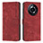 Leather Case Stands Flip Cover Holder Y07X for Realme Narzo 60 5G Red