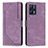 Leather Case Stands Flip Cover Holder Y07X for Realme Q5 5G Purple