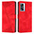 Leather Case Stands Flip Cover Holder Y07X for Realme V23 5G Red