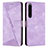 Leather Case Stands Flip Cover Holder Y07X for Sony Xperia 1 IV Purple