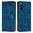 Leather Case Stands Flip Cover Holder Y07X for Sony Xperia 10 IV Blue