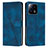 Leather Case Stands Flip Cover Holder Y07X for Xiaomi Mi 13 5G Blue
