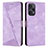 Leather Case Stands Flip Cover Holder Y07X for Xiaomi Poco F5 5G Purple