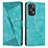 Leather Case Stands Flip Cover Holder Y07X for Xiaomi Redmi Note 12 Turbo 5G Green