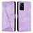 Leather Case Stands Flip Cover Holder Y07X for Xiaomi Redmi Note 12S Purple