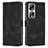 Leather Case Stands Flip Cover Holder Y08X for Huawei Honor 90 Pro 5G Black