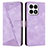 Leather Case Stands Flip Cover Holder Y08X for Huawei Honor X8a 4G