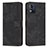 Leather Case Stands Flip Cover Holder Y08X for Motorola Moto E13 Black