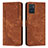 Leather Case Stands Flip Cover Holder Y08X for Motorola Moto E22