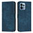 Leather Case Stands Flip Cover Holder Y08X for Motorola Moto Edge 40 Pro 5G Blue