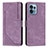 Leather Case Stands Flip Cover Holder Y08X for Motorola Moto Edge 40 Pro 5G Purple