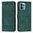 Leather Case Stands Flip Cover Holder Y08X for Motorola Moto Edge Plus (2023) 5G Green