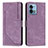 Leather Case Stands Flip Cover Holder Y08X for Motorola Moto G Stylus (2023) 5G Purple