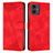 Leather Case Stands Flip Cover Holder Y08X for Motorola Moto G14 Red