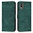 Leather Case Stands Flip Cover Holder Y08X for Nokia C210 Green