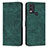 Leather Case Stands Flip Cover Holder Y08X for Nokia C22 Green