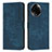 Leather Case Stands Flip Cover Holder Y08X for Realme V50 5G Blue