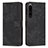 Leather Case Stands Flip Cover Holder Y08X for Sony Xperia 1 IV Black