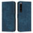 Leather Case Stands Flip Cover Holder Y08X for Sony Xperia 1 IV Blue