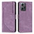 Leather Case Stands Flip Cover Holder Y08X for Xiaomi Redmi Note 12 4G Purple