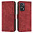 Leather Case Stands Flip Cover Holder Y08X for Xiaomi Redmi Note 12 Turbo 5G Red