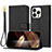 Leather Case Stands Flip Cover Holder Y09X for Apple iPhone 15 Pro Max