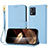 Leather Case Stands Flip Cover Holder Y09X for Motorola Moto E13