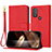 Leather Case Stands Flip Cover Holder Y09X for Motorola Moto G Play (2023)