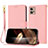 Leather Case Stands Flip Cover Holder Y09X for Motorola Moto G32