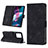 Leather Case Stands Flip Cover Holder YB1 for Motorola Moto Edge 40 Pro 5G