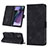 Leather Case Stands Flip Cover Holder YB1 for Motorola Moto G 5G (2023)