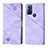 Leather Case Stands Flip Cover Holder YB1 for Motorola Moto G Play Gen 2 Purple