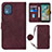 Leather Case Stands Flip Cover Holder YB1 for Nokia C02