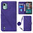 Leather Case Stands Flip Cover Holder YB1 for Nokia C12 Pro