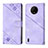 Leather Case Stands Flip Cover Holder YB1 for Nokia C200 Purple