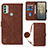 Leather Case Stands Flip Cover Holder YB1 for Nokia C31