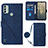 Leather Case Stands Flip Cover Holder YB1 for Nokia C31