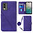 Leather Case Stands Flip Cover Holder YB1 for Nokia C32 Purple