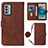 Leather Case Stands Flip Cover Holder YB1 for Nokia G22