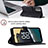 Leather Case Stands Flip Cover Holder YB1 for Nokia G400 5G