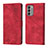 Leather Case Stands Flip Cover Holder YB1 for Nokia G400 5G Red
