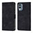 Leather Case Stands Flip Cover Holder YB1 for Nokia X30 5G Black