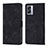 Leather Case Stands Flip Cover Holder YB1 for OnePlus Nord N300 5G Black