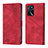 Leather Case Stands Flip Cover Holder YB1 for Oppo A16 Red