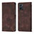 Leather Case Stands Flip Cover Holder YB1 for Oppo A96 4G