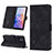 Leather Case Stands Flip Cover Holder YB1 for Oppo A96 5G