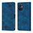 Leather Case Stands Flip Cover Holder YB1 for Oppo A96 5G Blue