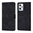 Leather Case Stands Flip Cover Holder YB1 for Oppo K10X 5G Black