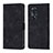 Leather Case Stands Flip Cover Holder YB1 for Oppo Reno8 T 4G Black